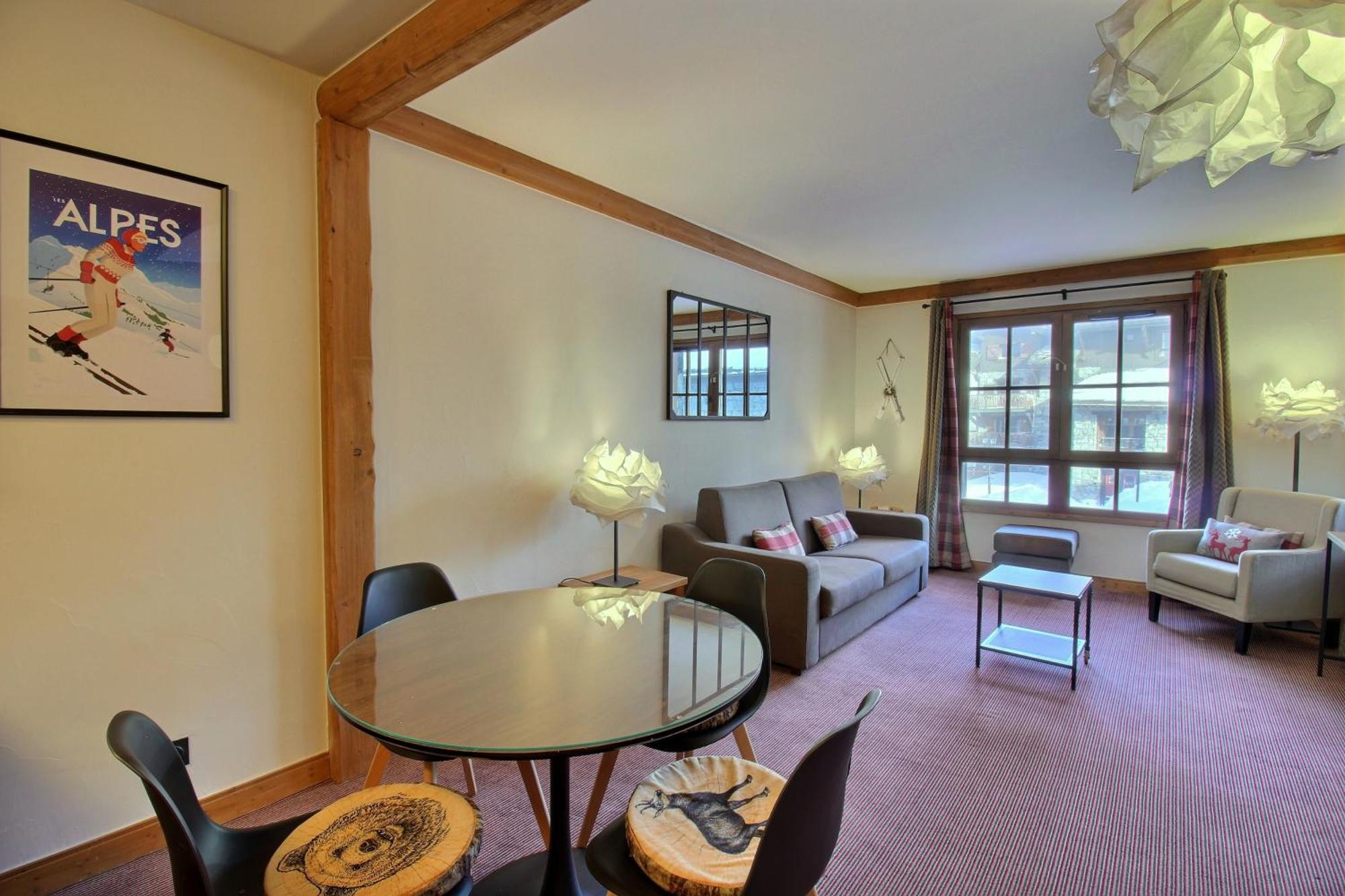 Arc 1950 - Appartement Moderne - Sauna Hammam Jacuzzi - 4 Personnes Les Arcs  Ngoại thất bức ảnh